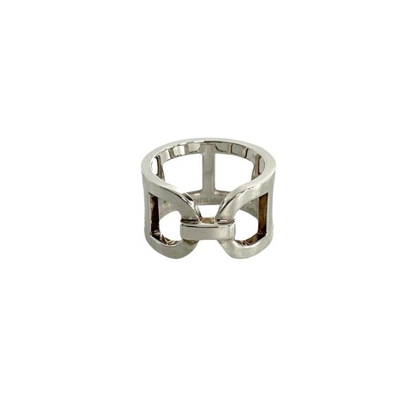 HERMES Silver Ring - Picture 1 of 5